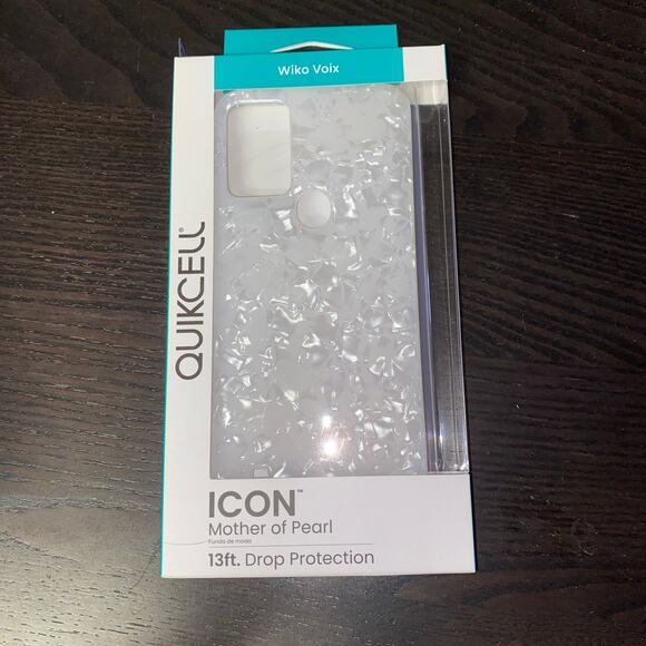 New Quikcell Wiko Voix ICON Fashion Case - Mother of Pearl - Picture 3 of 7